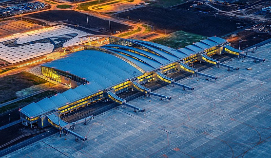 Установка полупромышленных сплит-систем MDV в аэропорту «Платов»