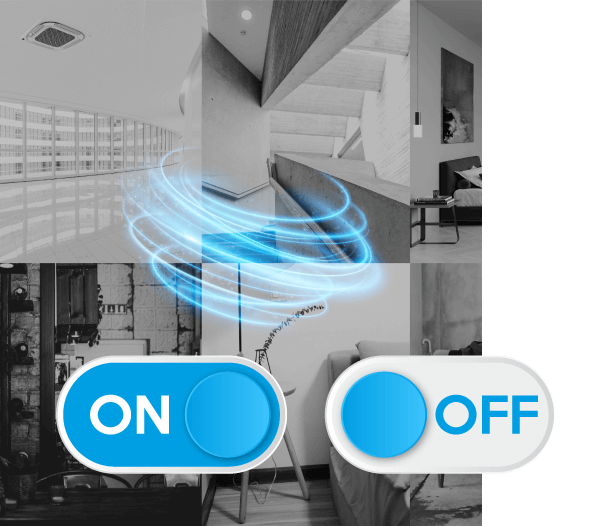 Дистанционное включение/выключение, сигнал аварии. Иллюстрация